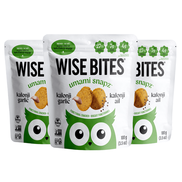 Kalonji Garlic Umami Snapz - Wise Bites