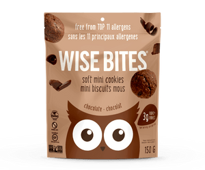 Chocolate Soft Mini Cookies 4 Pack - Wise Bites