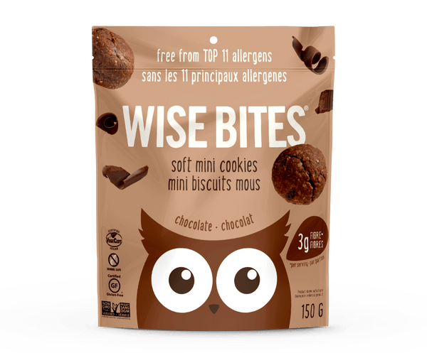 Chocolate Soft Mini Cookies 6 Pack - Wise Bites