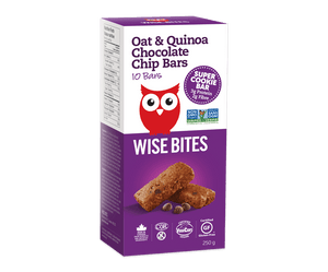 Oat & Quinoa Chocolate Chip Bars - Wise Bites