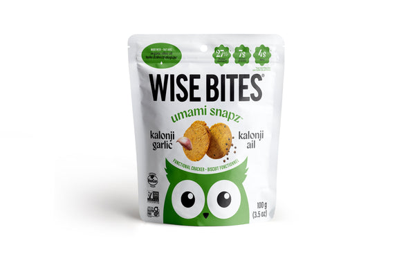 Kalonji Garlic Umami Snapz - Wise Bites