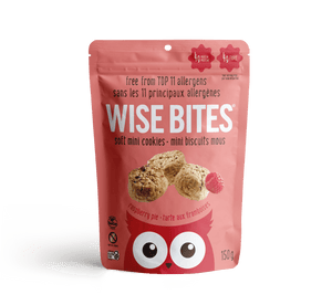 Raspberry Pie Soft Mini Cookies 4 Pack - Wise Bites