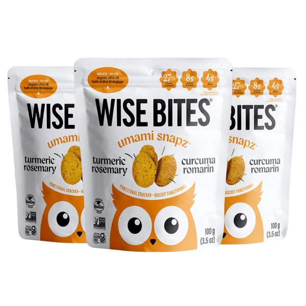 Turmeric Rosemary Umami Snapz - Wise Bites