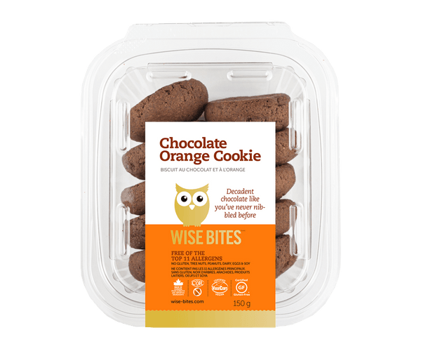 Chocolate Orange Cookies - Vegan, GF - Wise Bites