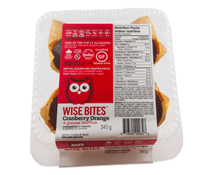 Cranberry Orange Quinoa Muffins (4-pack) - Wise Bites