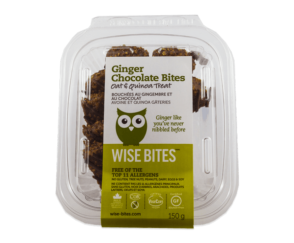 Ginger Chocolate Bites - Wise Bites