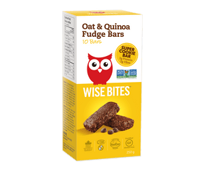 Oat & Quinoa Fudge Bars - Wise Bites
