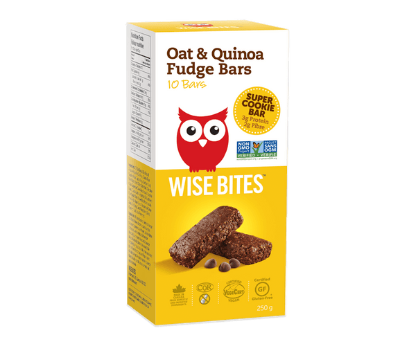 Oat & Quinoa Fudge Bars - Wise Bites