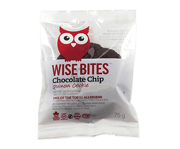 Quinoa Chocolate Chip Cookie (24-pack) - Wise Bites