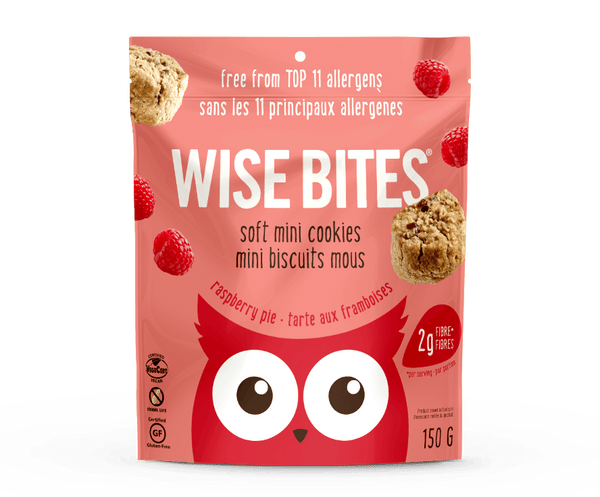 Raspberry Pie Soft Mini Cookies - Wise Bites